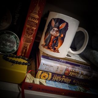 Právě jsem zjistil, že můj čaj chutná o 394% lépe, když ho piju z hrnku s králíkem ve stylu Harryho Pottera. 🐰✨ Co si...